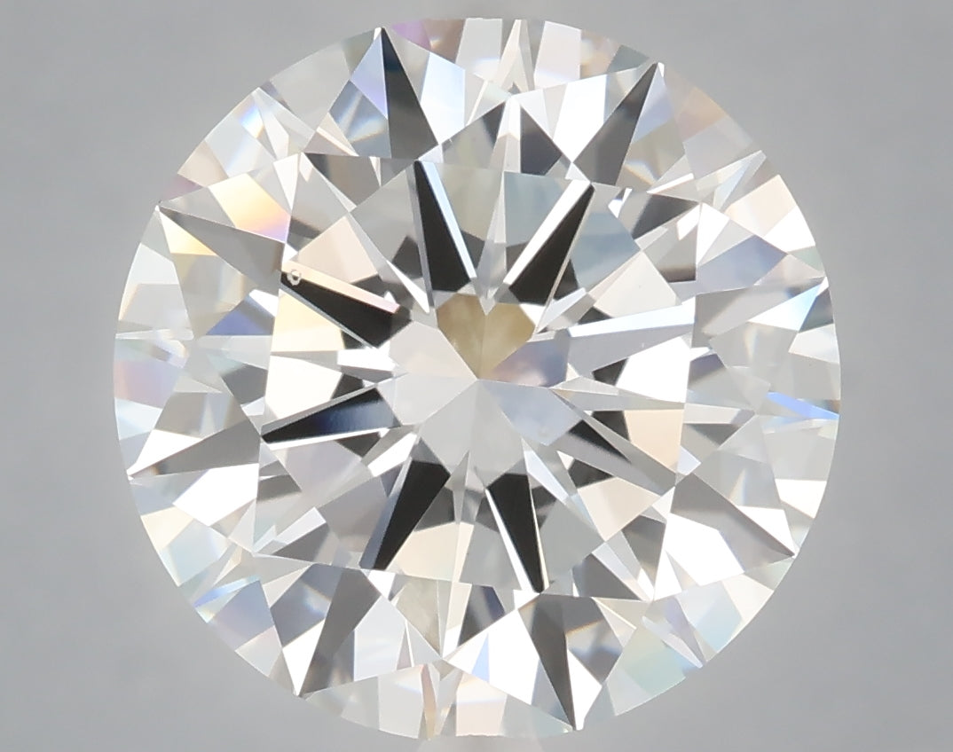 7.01 carat round lab grown diamond F color VS1 clarity