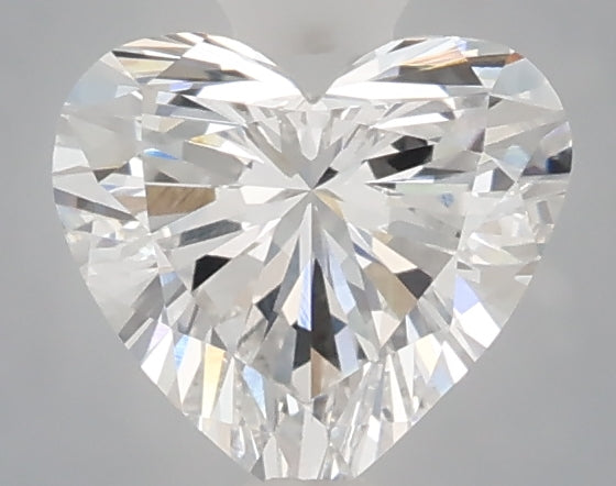 1.06 carat heart lab grown diamond E color VVS2 clarity