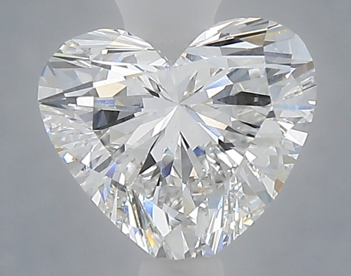 1.07 carat heart lab grown diamond E color VS1 clarity