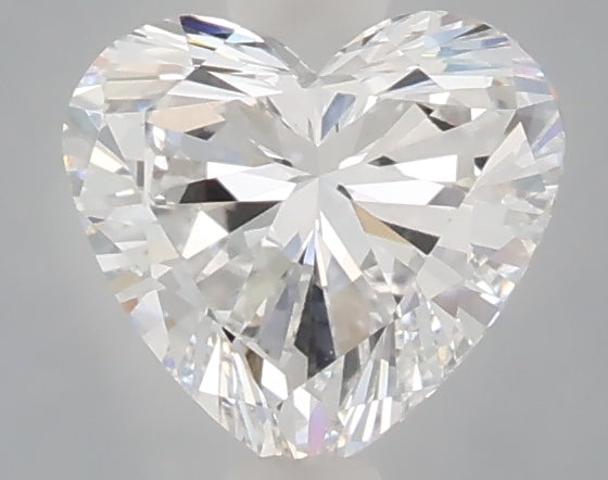 1.02 carat heart lab grown diamond E color VVS1 clarity