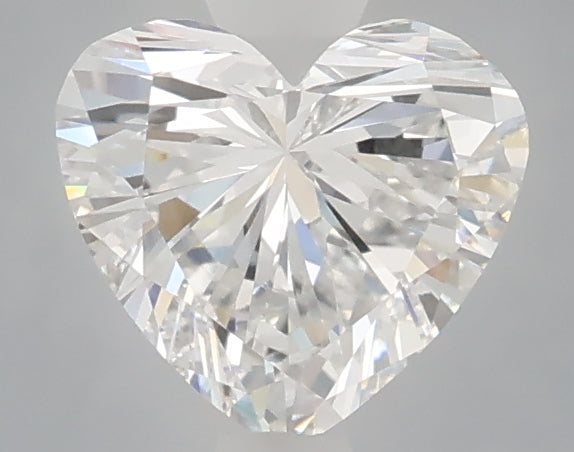1.06 carat heart lab grown diamond E color VVS2 clarity