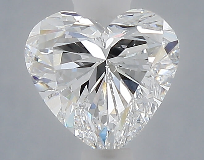1.06 carat heart lab grown diamond E color VVS2 clarity