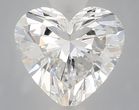 1.03 carat heart lab grown diamond E color VVS2 clarity