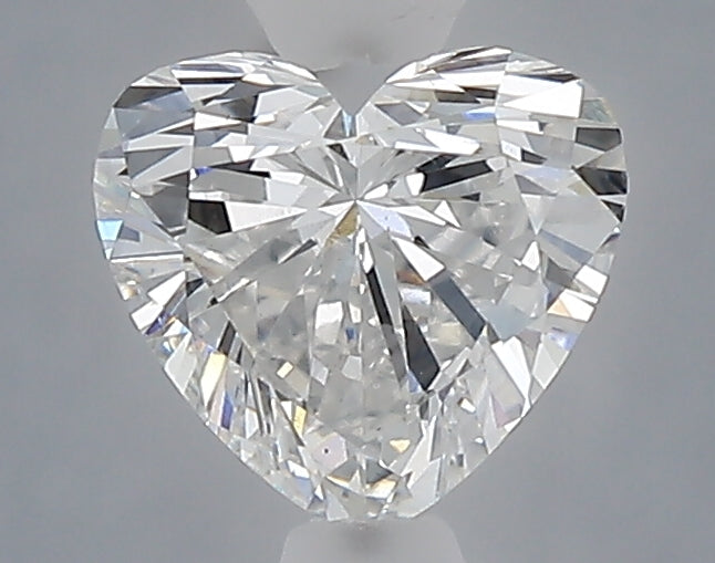 1.00 carat heart lab grown diamond F color VVS2 clarity