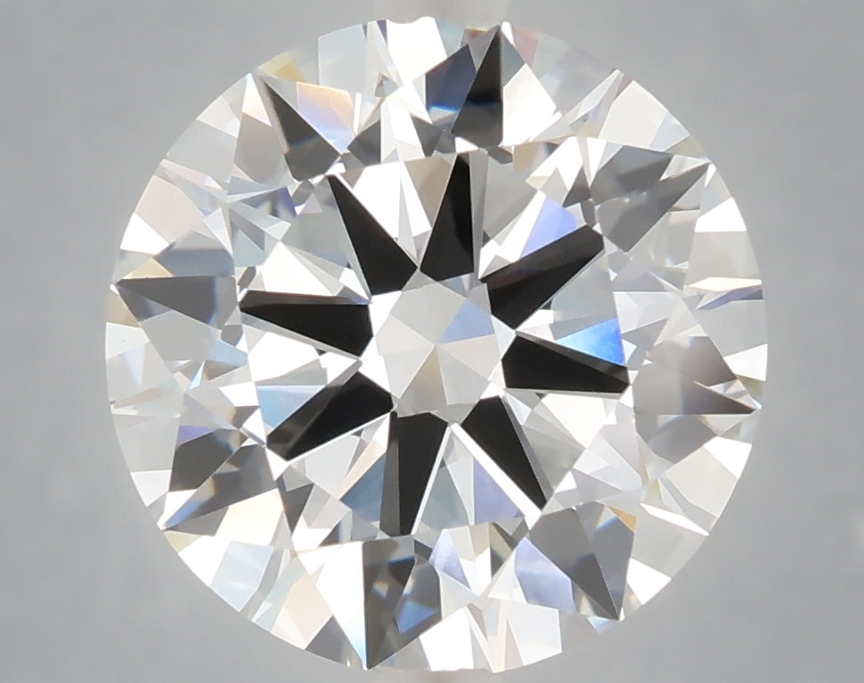 5.22 carat round lab grown diamond F color VVS2 clarity