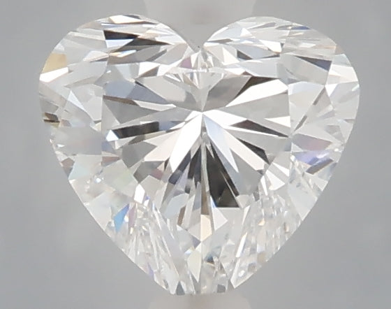 1.07 carat heart lab grown diamond D color VVS2 clarity