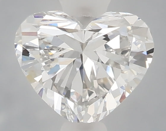1.00 carat heart lab grown diamond E color VVS2 clarity