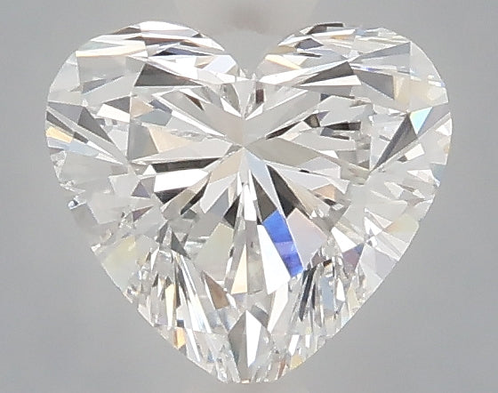 1.02 carat heart lab grown diamond E color VS1 clarity