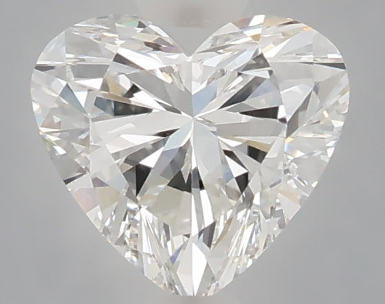 1.06 carat heart lab grown diamond E color VVS2 clarity