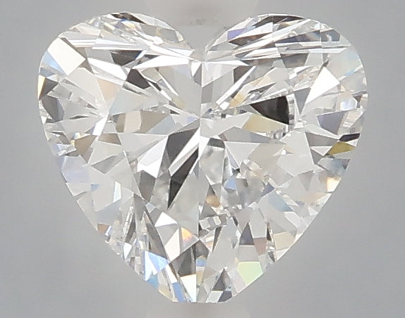1.05 carat heart lab grown diamond E color VVS2 clarity