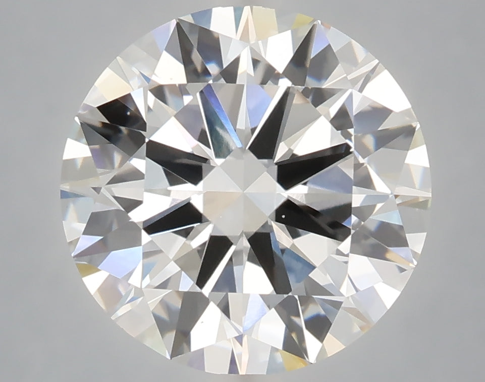 5.01 carat round lab grown diamond F color VS1 clarity