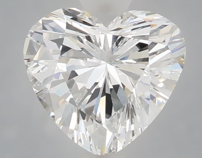 1.59 carat heart lab grown diamond D color VVS2 clarity