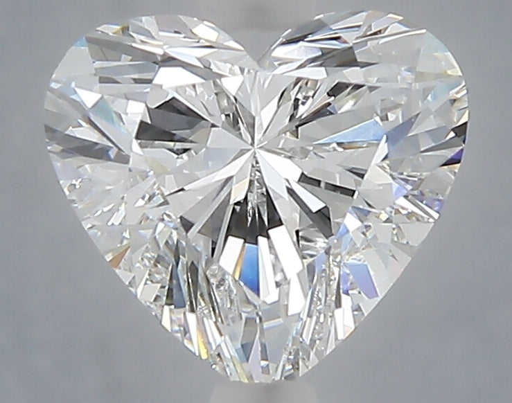 2.07 carat heart lab grown diamond E color VVS2 clarity