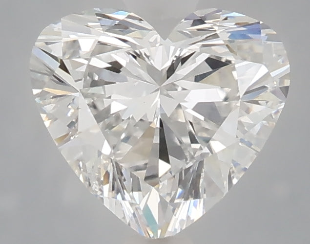 1.54 carat heart lab grown diamond E color VVS2 clarity