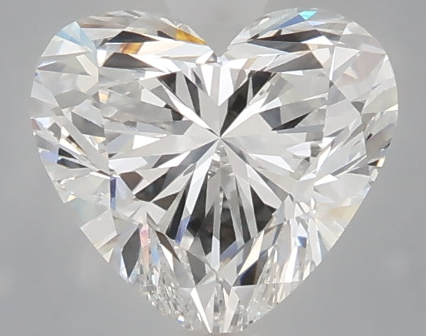 1.52 carat heart lab grown diamond E color VVS2 clarity