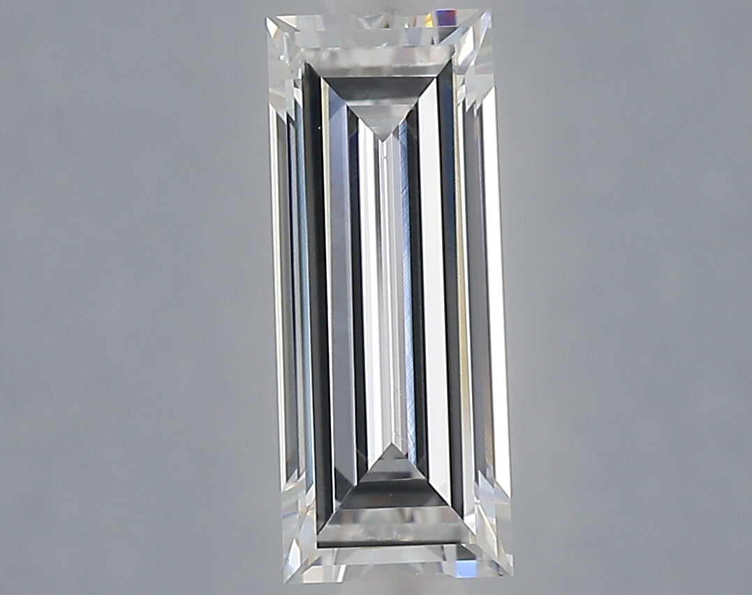 1.03 carat baguette lab grown diamond E color VVS2 clarity
