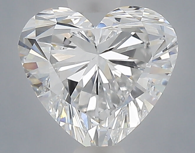 1.06 carat heart lab grown diamond E color VVS2 clarity