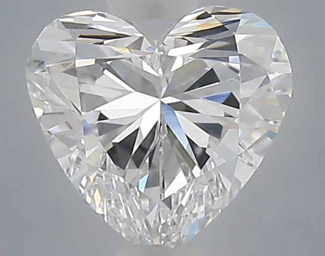 1.02 carat heart lab grown diamond E color VVS2 clarity