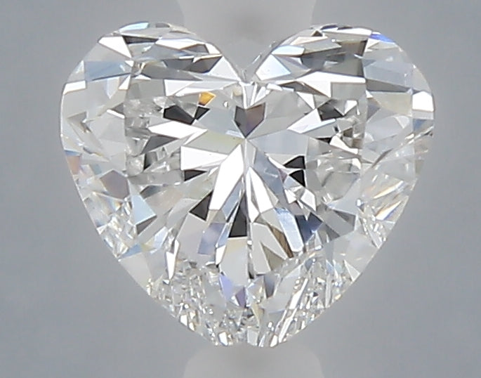1.04 carat heart lab grown diamond E color VVS2 clarity