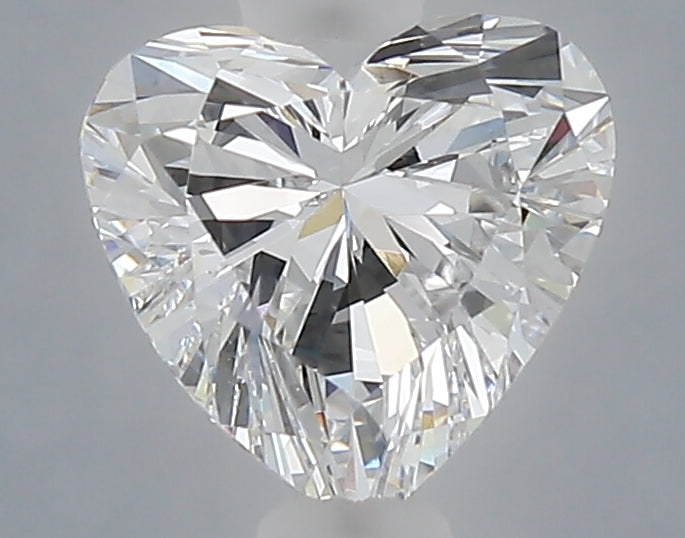 1.05 carat heart lab grown diamond D color VVS2 clarity