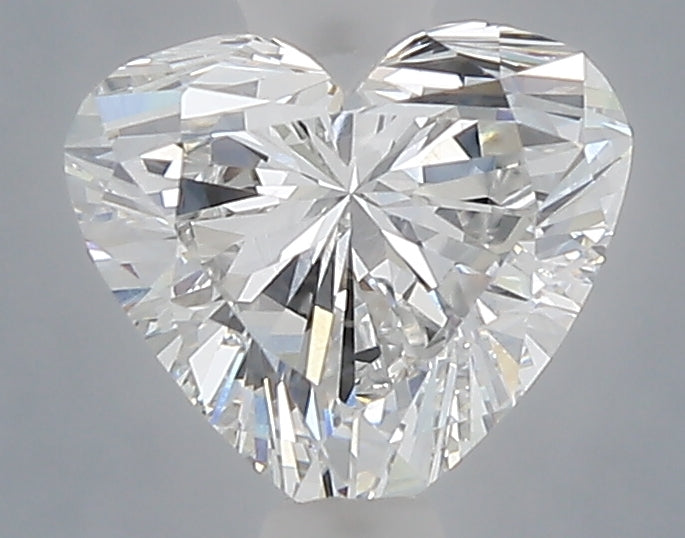 1.07 carat heart lab grown diamond E color VVS2 clarity