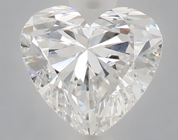 1.07 carat heart lab grown diamond E color VVS2 clarity