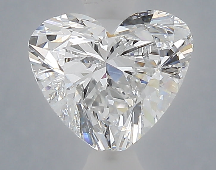 1.54 carat heart lab grown diamond D color VS1 clarity
