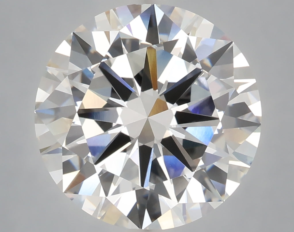 6.01 carat round lab grown diamond E color VVS2 clarity