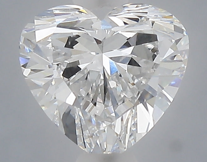 1.02 carat heart lab grown diamond E color VVS2 clarity