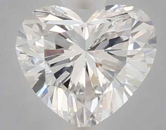 1.02 carat heart lab grown diamond E color VVS2 clarity