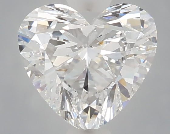 1.05 carat heart lab grown diamond D color VVS2 clarity