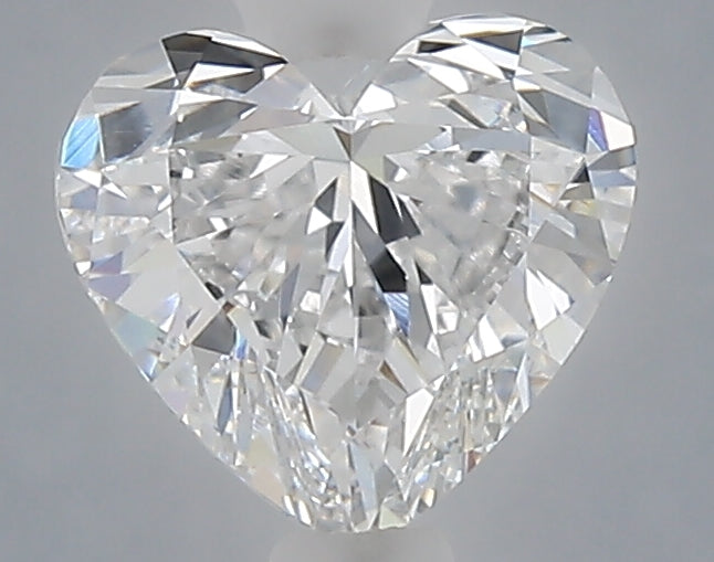 1.51 carat heart lab grown diamond D color VVS2 clarity