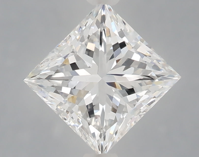 2.10 carat princess lab grown diamond E color VVS2 clarity