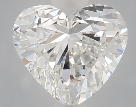 1.06 carat heart lab grown diamond E color VVS2 clarity