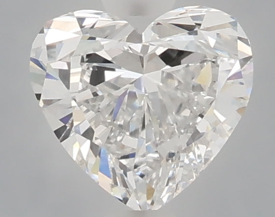 1.04 carat heart lab grown diamond D color VVS2 clarity