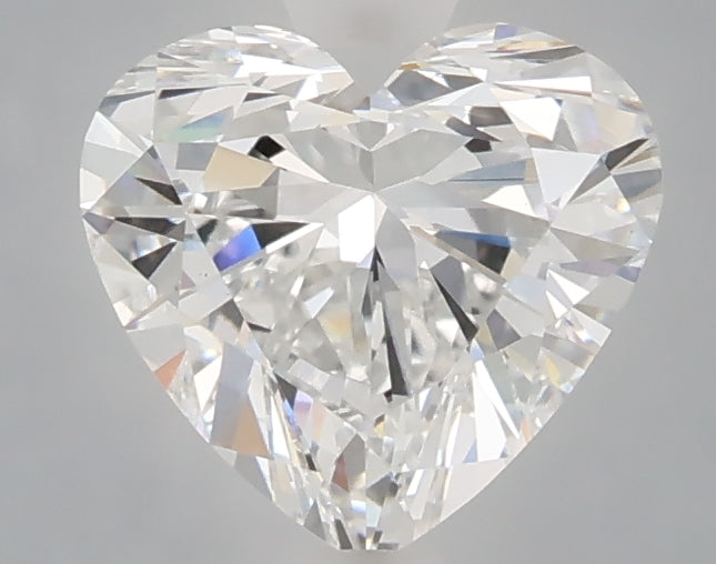 1.53 carat heart lab grown diamond D color VS1 clarity