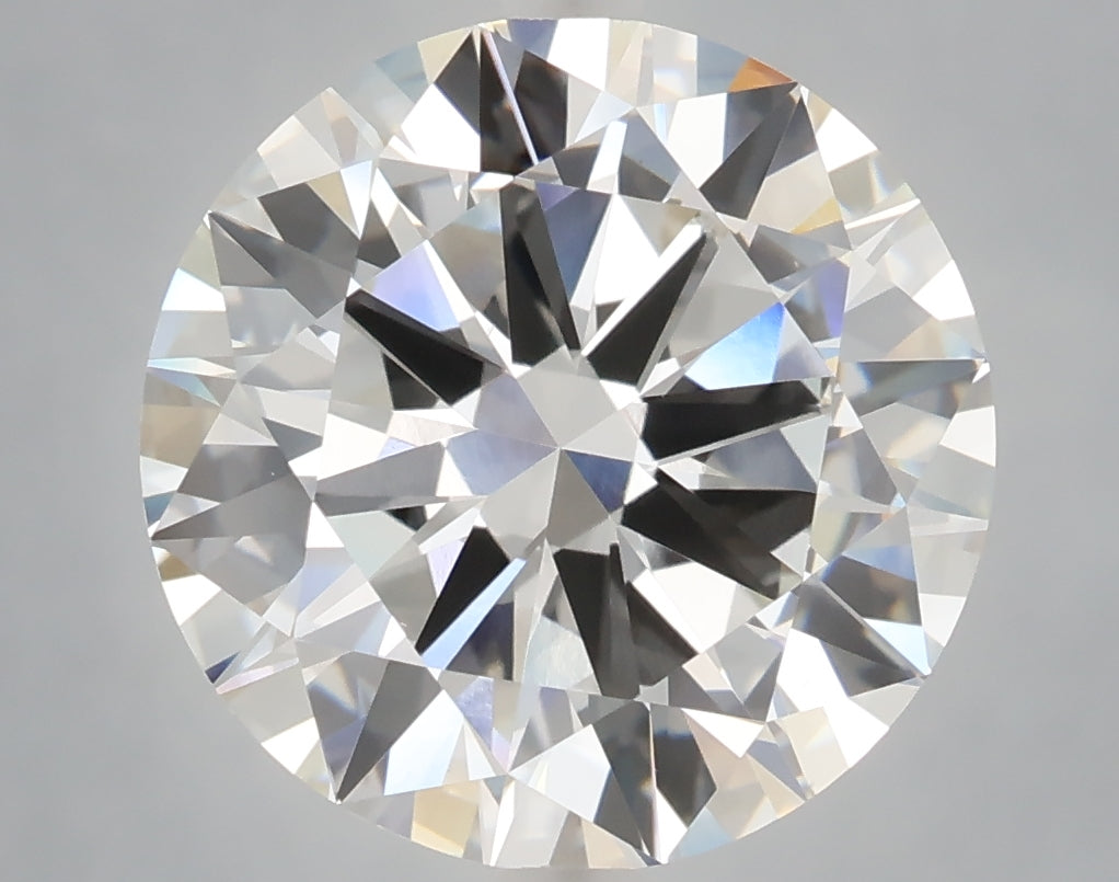 6.01 carat round lab grown diamond F color VS1 clarity