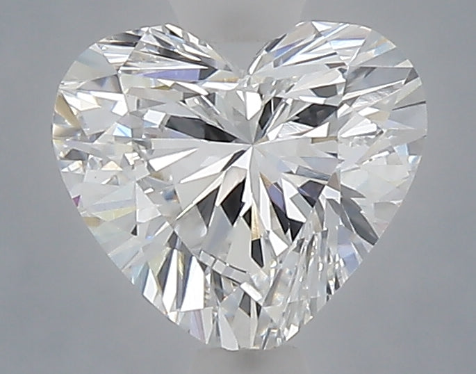 1.06 carat heart lab grown diamond E color VVS2 clarity