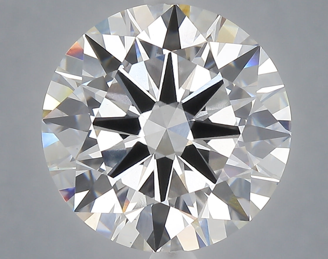 7.02 carat round lab grown diamond E color VS1 clarity