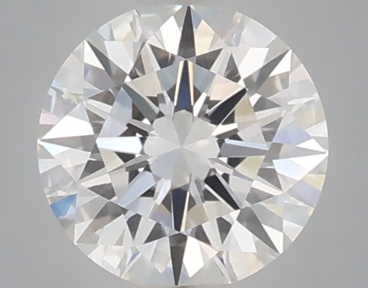 0.55 carat round lab grown diamond D color VVS2 clarity