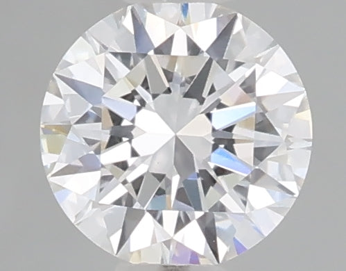 0.49 carat round lab grown diamond D color VVS2 clarity