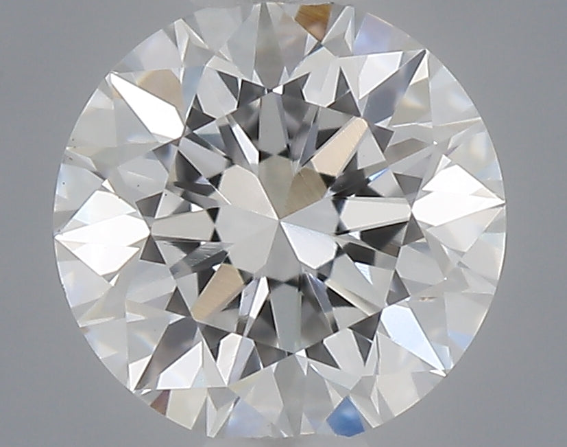 0.49 carat round lab grown diamond D color VVS2 clarity