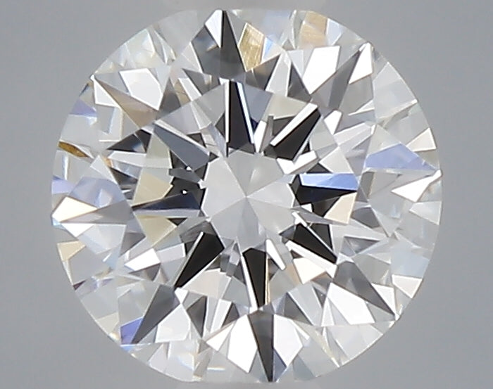 0.49 carat round lab grown diamond D color VVS2 clarity