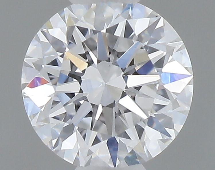 0.47 carat round lab grown diamond D color VS1 clarity