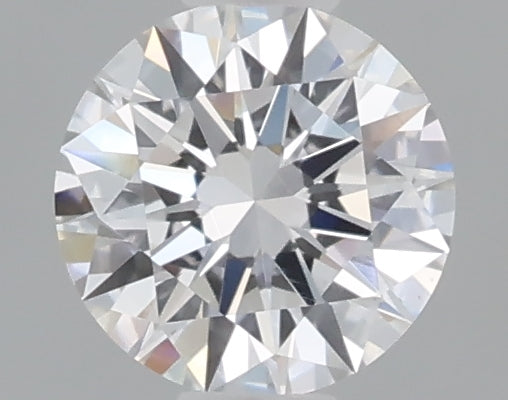 0.49 carat round lab grown diamond D color VS1 clarity