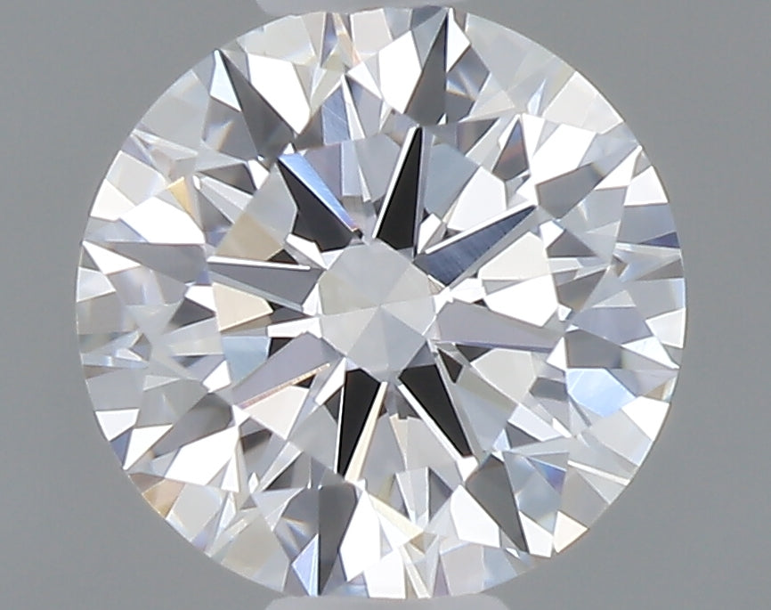 0.48 carat round lab grown diamond D color VVS2 clarity