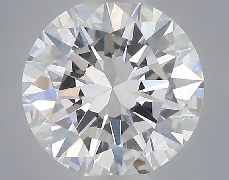 0.49 carat round lab grown diamond D color VVS2 clarity