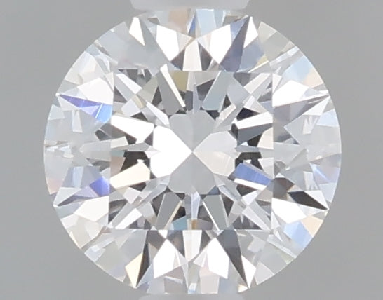 0.48 carat round lab grown diamond D color VVS2 clarity