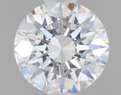 0.49 carat round lab grown diamond D color VVS2 clarity