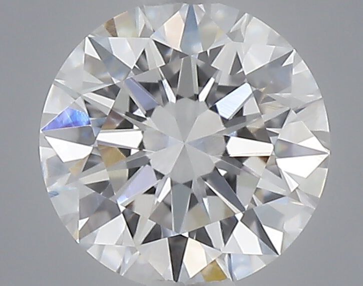 0.49 carat round lab grown diamond D color VVS2 clarity